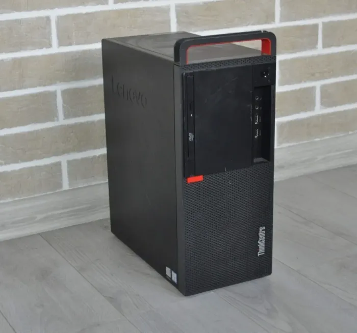 Комп'ютер Lenovo ThinkCentre M910T Tower / Intel Core i5-7500 (4 ядра по 3.4 - 3.8 GHz) / 16 GB DDR4 / 240 GB SSD / Intel HD Graphics 630 / Wi-Fi / DVD-ROM / Windows 11 Pro б/в - зображення 3