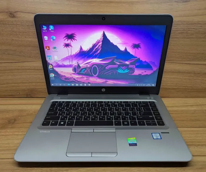 Ультрабук HP EliteBook 840 G3 / 14" (1920x1080) IPS / Intel Core i5-6300U (2 (4) ядра по 2.4 - 3.0 GHz) / 8 GB DDR4 / 240 GB SSD / Intel HD Graphics 520 / Fingerprint / HDMI / Windows 10 б/в - зображення 2