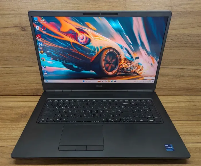 Мобільна робоча станція Б-клас Dell Precision 7760 / 17.3" (3840x2160) IPS / Intel Xeon W-11855M (6 (12) ядер по 3.2 - 4.9 GHz) / 32 GB DDR4 / 1000 GB SSD / nVidia RTX A4000, 8 GB GDDR6, 256-bit / WebCam / Windows 11 б/в - зображення 2