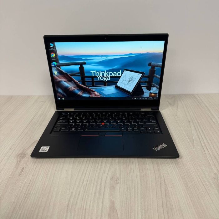 Ультрабук-трансформер Б-клас Lenovo ThinkPad X13 Yoga Gen 1 / 13.3" (1920x1080) IPS Touch / Intel Core i7-10510U (4 (8) ядра по 1.8 - 4.9 GHz) / 16 GB DDR3 / 512 GB SSD NVMe / Intel UHD Graphics / WebCam б/в - зображення 2