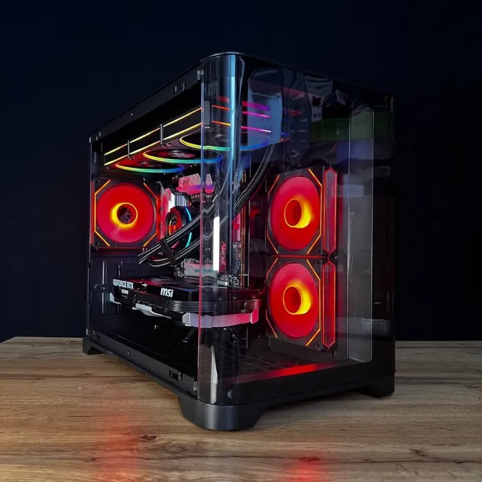 Збірка на замовлення: ігровий ПК GameMax Hype-M Black Tower / AMD Ryzen 7 7800X3D (8 (16) ядер по 4,2 - 5,0 ГГц) / 32 ГБ DDR5 / 1000 ГБ SSD M.2 / nVidia GeForce RTX 5070 Ti, 16 ГБ GDDR7, 256-bit / 750W - зображення 2