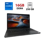Ультрабук Dell Latitude 5500 / 15.6" (1920x1080) IPS / Intel Core i7-8665U (4 (8) ядра по 1.9 - 4.8 GHz) / 16 GB DDR4 / 256 GB SSD / Intel UHD Graphics / WebCam / Windows 11 Pro / Sim Card б/в