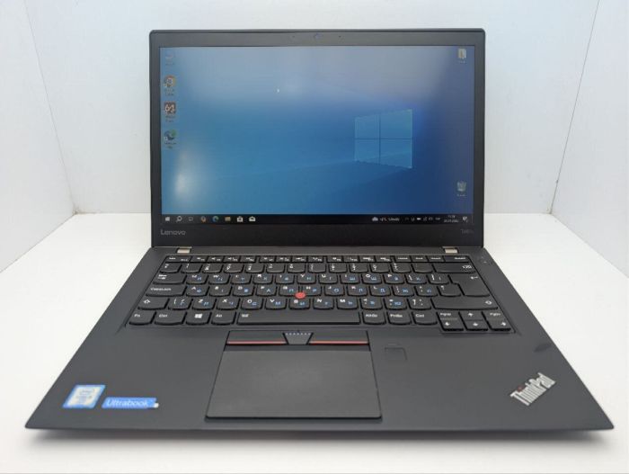 Ноутбук Lenovo ThinkPad T460s / 14" (1920x1080) IPS / Intel Core i5-6300U (2 (4) ядра по 2.4 - 3.0 GHz) / 8 GB DDR4 / 120 GB SSD / Intel HD Graphics 520 / WebCam б/в - зображення 2