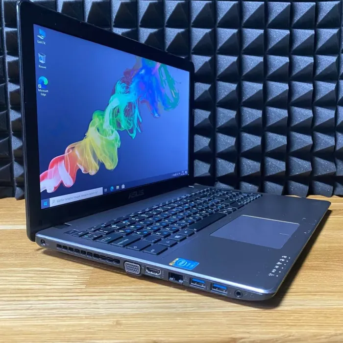 Ноутбук Asus R510L / 15.6" (1366x768) TN / Intel Core i7-4510U (2 (4) ядра по 2.0 - 3.1 GHz) / 12 GB DDR3 / 128 GB SSD / Intel HD Graphics 4400 / WebCam / DVD-ROM б/в - зображення 3