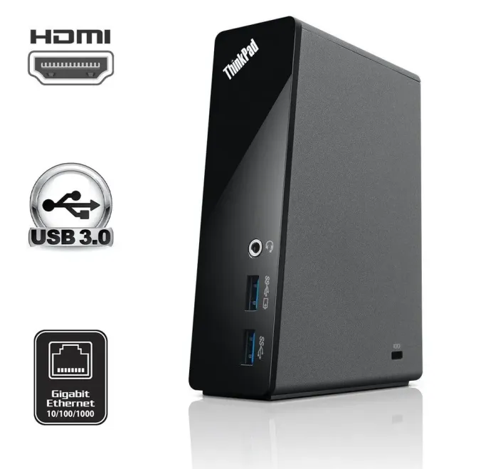 Док-станція Lenovo ThinkPad Dock OneLink Dock Midnight Black DU9026S1 / OneLink / HDMI / USB 3.0, USB 2.0 / Gigabit Ethernet б/в - зображення 1