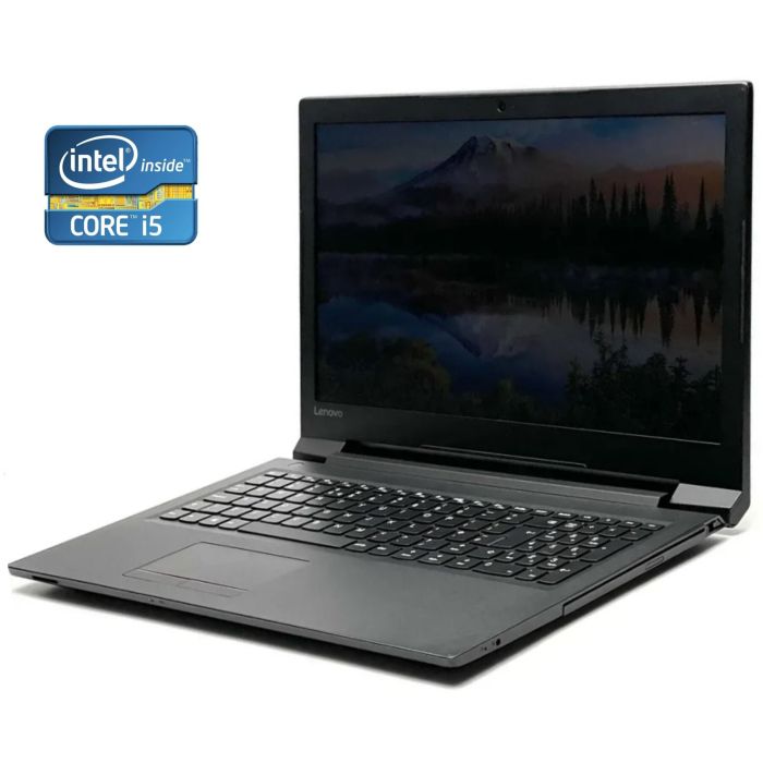 Ноутбук Б-клас Lenovo IdeaPad V110-15IKB / 15.6" (1366x768) TN / Intel Core i5-7200U (2 (4) ядра по 2.5 - 3.1 GHz) / 12 GB DDR4 / 128 GB SSD / Intel HD Graphics 620 / WebCam / DVD-RW / Win 10 Pro б/в - изображение 1