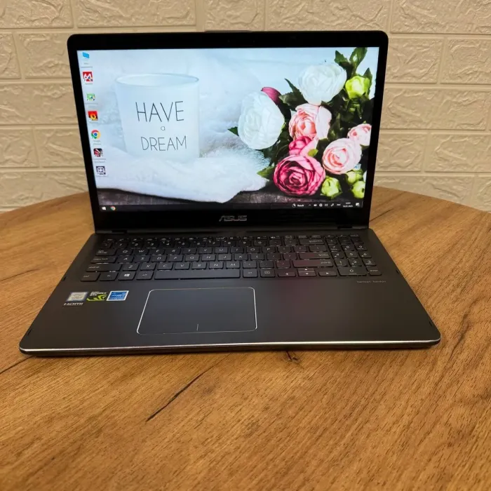 Ігровий ноутбук-трансформер Б-клас Asus Q535UD x360 / 15.6" (3840x2160) IPS Touch / Intel Core i7-8550U (4 (8) ядра по 1.8 - 4.0 GHz) / 16 GB DDR4 / 256 GB SSD / nVidia GeForce GTX 1050, 2 GB GDDR5, 128-bit / WebCam б/в - зображення 2