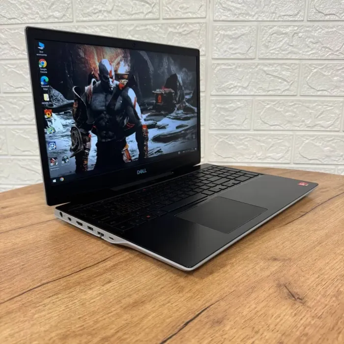 Ігровий ноутбук Б-клас Dell G5 5505 / 15.6" (1920x1080) IPS / AMD Ryzen 5 4600H (6 (12) ядер по 3.0 - 4.0 GHz) / 8 GB DDR4 / 256 GB SSD / AMD Radeon RX 5600M, 6 GB GDDR6, 192-bit / WebCam б/в - зображення 4