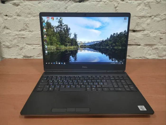 Мобільна робоча станція Dell Precision 7550 / 15.6" (1920x1080) IPS / Intel Core i7-10750H (6 (12) ядер по 2.6 - 5.0 GHz) / 32 GB DDR4 / 480 GB SSD / nVidia Quadro T1000, 4 GB GDDR6, 128-bit / WebCam / 4G б/в - зображення 2