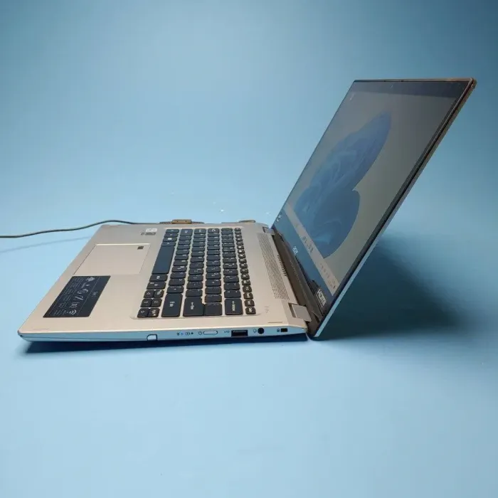 Ноутбук-трансформер Б-клас Acer Spin 3 SP314-54N / 14" (1920x1080) IPS Touch / Intel Core i5-1035G4 (4 (8) ядра по 1.1 - 3.7 GHz) / 8 GB DDR4 / 256 GB SSD / Intel Iris Plus Graphics / WebCam / Win 11 Home б/в - зображення 4