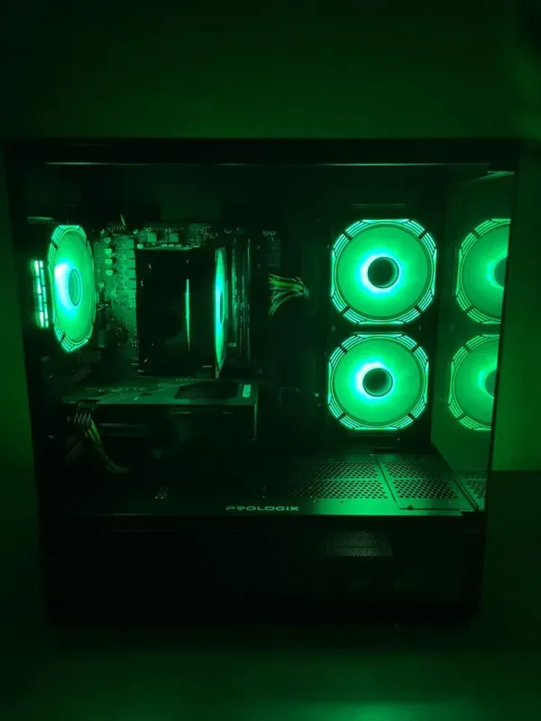 Ігровий ПК Zalman P10 STALKER Tower / AMD Ryzen 5 5500 (6 (12) ядер по 3.6 - 4.2 GHz) / 16 GB DDR4 / 512 GB SSD M.2 / nVidia GeForce RTX 5060, 8 GB GDDR7, 128-bit б/в - зображення 3