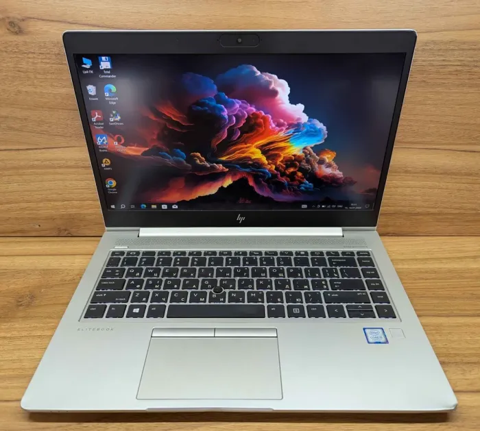 Ультрабук Б-клас HP EliteBook 840 G5 / 14" (1920x1080) IPS / Intel Core i5-7200U (2 (4) ядра по 2.5 - 3.1 GHz) / 16 GB DDR4 / 480 GB SSD / Intel UHD Graphics 620 / WebCam / Fingerprint / Windows 10 б/в - зображення 2