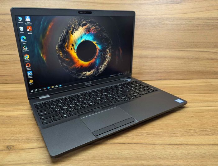 Ультрабук Dell Latitude 5500 / 15.6" (1920x1080) IPS / Intel Core i7-8665U (4 (8) ядра по 1.9 - 4.8 GHz) / 16 GB DDR4 / 512 GB SSD / Intel UHD Graphics / TouchID / WebCam / Windows 10 б/в - зображення 4