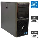 Комп'ютер Fujitsu Celsius W420 Tower / Intel Core i5-3470 (4 ядра по 3,2 - 3,6 ГГц) / 8 ГБ DDR3 / 500 ГБ HDD / Intel HD Graphics 2500 / DVD-ROM б/в