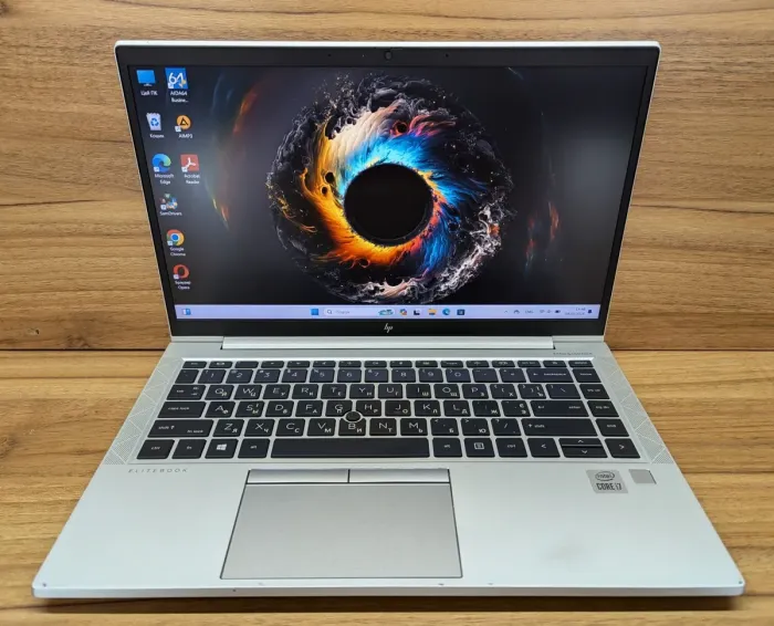 Ультрабук Б-клас HP EliteBook 840 G7 / 14" (1920x1080) IPS / Intel Core i7-10610U (4 (8) ядра по 1.8 - 4.9 GHz) / 16 GB DDR4 / 480 GB SSD / Intel UHD Graphics / WebCam / Fingeprint / Windows 10 б/в - зображення 2
