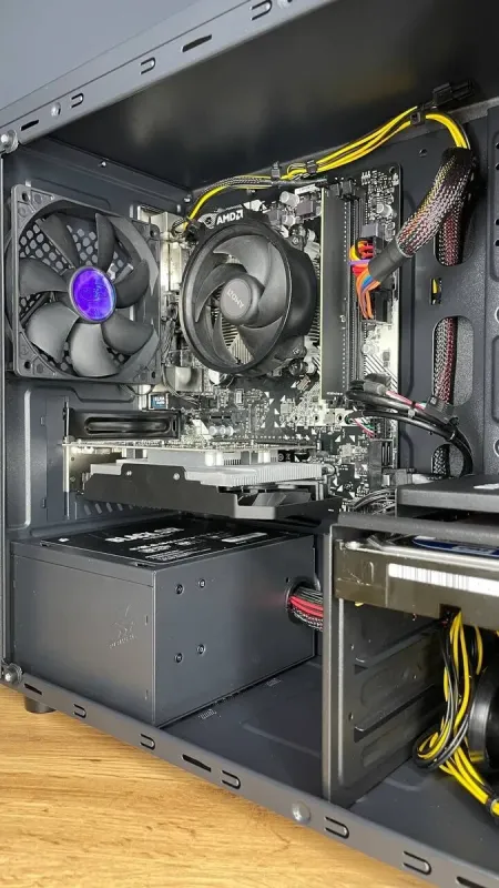 Ігровий ПК Deepcool Matrexx 30 Tower / AMD Ryzen 3 1200 (4 ядра по 3.1 - 3.4 GHz) / 8 GB DDR4 / 120 GB SSD + 500 GB HDD / AMD Radeon RX 550, 4 GB GDDR5, 128-bit / 500W - зображення 6