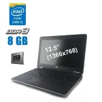 Нетбук Dell Latitude E7240 / 12.5" (1366x768) TN / Intel Core i5-4310U (2 (4) ядра по 2.0 - 3.0 GHz) / 8 GB DDR3 / 180 GB SSD / Intel HD Graphics 4400 / WebCam б/в