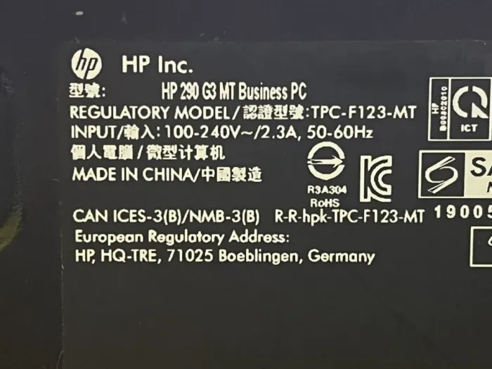 Комп'ютер HP 290 G3 Tower / Intel Core i3-9100F (4 ядра по 3.6 - 4.2 GHz) / 16 GB DDR4 / 120 GB SSD M.2 / nVidia GeForce GT 730, 2 GB DDR3, 64-bit б/в - зображення 7