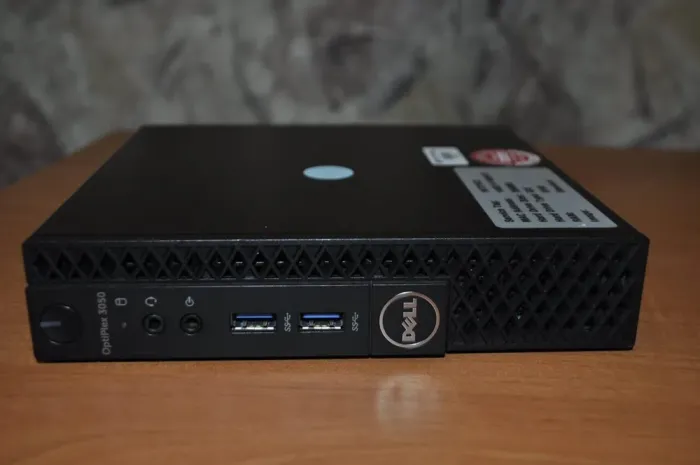 Неттоп Dell OptiPlex 3050 USFF / Intel Core i5-6500T (4 ядра по 2.5 - 3.1 GHz) / 8 GB DDR4 / 240 GB SSD / Intel HD Graphics 530 / Windows 11 Pro б/в - зображення 2