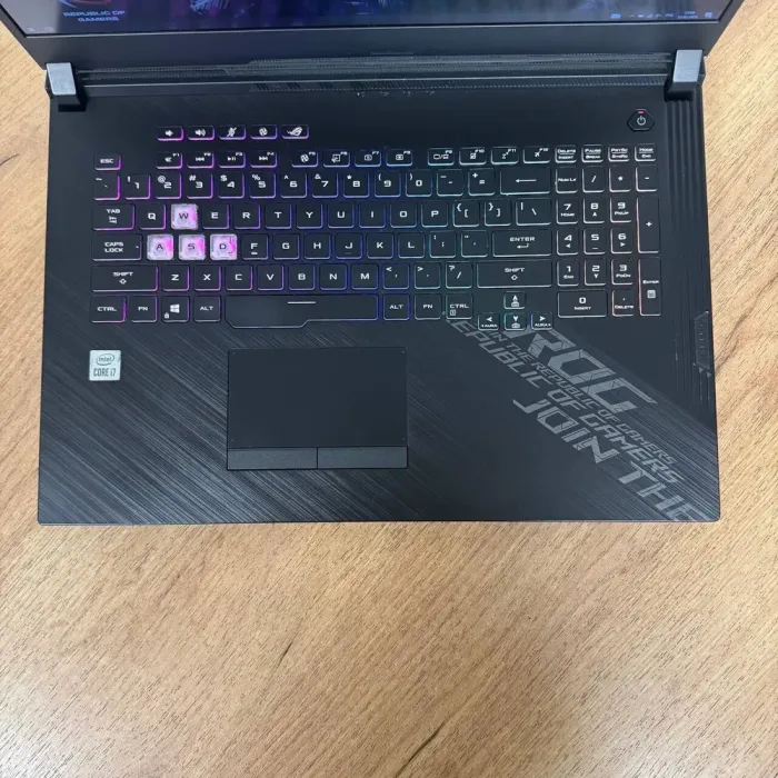 Ігровий ноутбук Б-клас Asus ROG Strix G17 G712LW / 17.3" (1920x1080) IPS / Intel Core i9-10885H (8 (16) ядер по 2.4 - 5.3 GHz) / 16 GB DDR4 / 512 GB SSD / nVidia GeForce RTX 2070, 8 GB GDDR6, 256-bit б/в - зображення 6