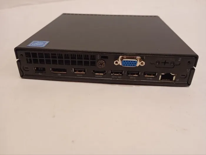 Неттоп Lenovo ThinkCentre M70q USFF / Intel Celeron G5905T (2 ядра по 3.3 GHz) / 4 GB DDR4 / 128 GB SSD + 750 GB HDD / Intel UHD Graphics 610 б/в - зображення 4