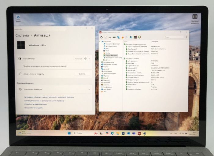 Ультрабук Microsoft Surface Laptop 2 1769 / 13.5" (2256x1504) IPS Touch / Intel Core i5-8350U (4 (8) ядра по 1.7 - 3.6 GHz) / 8 GB DDR4 / 128 GB SSD NVMe / Intel UHD Graphics 620 / WebCam / Win 11 Pro б/в - зображення 10