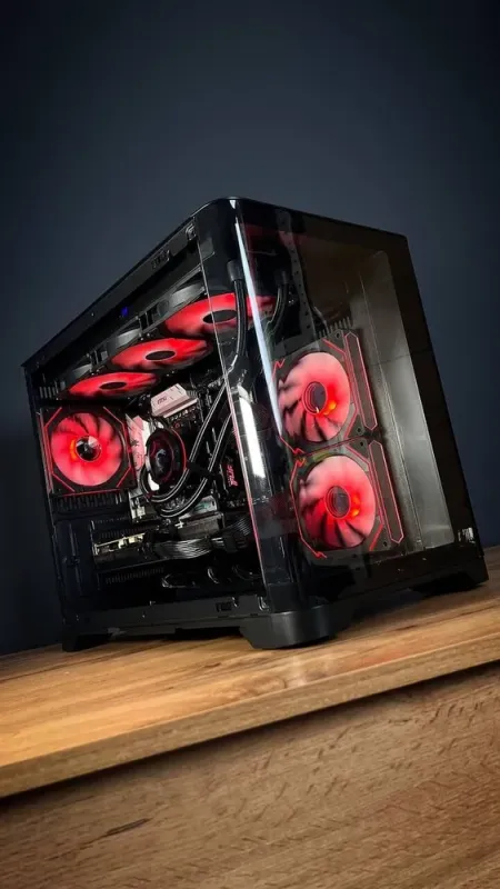 Збірка під замовлення: ігровий ПК GameMax Hype-M Black Tower / AMD Ryzen 7 7800X3D (8 (16) ядер по 4.2 - 5.0 GHz) / 32 GB DDR5 / 2000 GB SSD M.2 / nVidia GeForce RTX 3080, 12 GB GDDR6X, 384-bit / 850W б/в - зображення 2