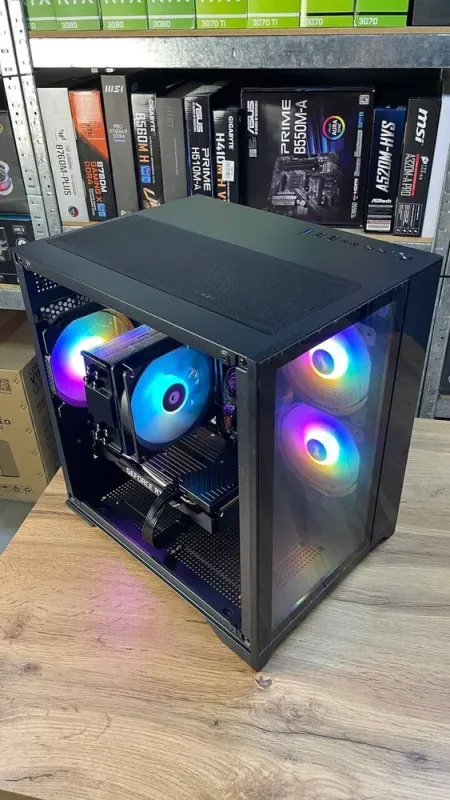 Збірка під замовлення: ігровий GameMax Infinity Mini Tower / AMD Ryzen 5 3600 (6 (12) ядер по 3.6 - 4.2 GHz) / 16 GB DDR4 / 1000 GB SSD M.2 / nVidia GeForce RTX 2060, 12 GB GDDR6, 192-bit / HDMI / 650W - зображення 3