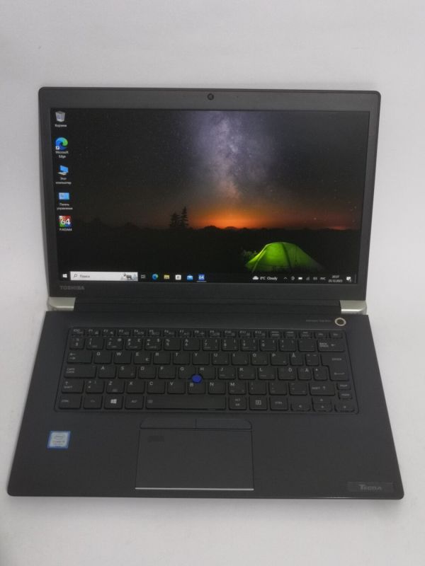 Ультрабук Toshiba Tecra X40-E / 14" (1920x1080) IPS Touch / Intel Core i5-8250U (4 (8) ядра по 1.6 - 3.4 GHz) / 8 GB DDR3 / 256 GB SSD / Intel UHD Graphics 620 / WebCam / Win 10 Pro б/в - зображення 4