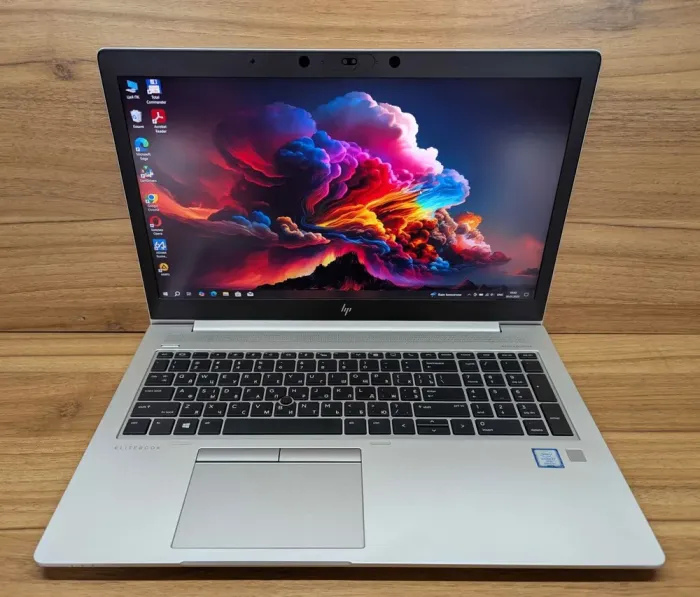 Ультрабук HP EliteBook 850 G5 / 15.6" (1920x1080) IPS / Intel Core i7-8650U (4 (8) ядра по 1.9 - 4.2 GHz) / 16 GB DDR4 / 480 GB SSD / Intel UHD Graphics 620 / WebCam / Fingerprint / Windows 10 б/в - зображення 2