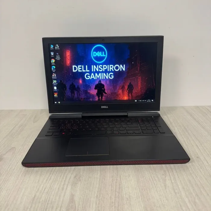 Ігровий ноутбук Б-класу Dell Inspiron 15 Gaming 7567 / 15,6" (1920x1080) IPS / Intel Core i5-7300HQ (4 ядра по 2,5 - 3,5 ГГц) / 16 ГБ DDR4 / 512 ГБ SSD / nVidia GeForce GTX 1050, 4 ГБ GDDR5, 128-біт б/в - зображення 2