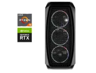 Ігровий ПК AeroCool Aero One Eclipse Tower / AMD Ryzen 5 8400F (6 (12) ядер по 4.2 - 4.7 GHz) / 16 GB DDR5 / 1000 GB SSD / nVidia GeForce RTX 4060, 8 GB GDDR6, 128-bit / 500W / Win 11