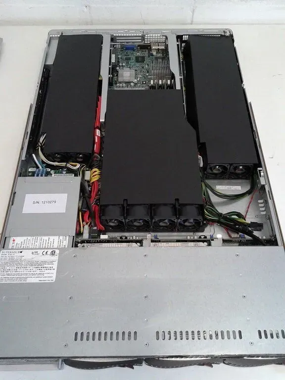 Сервер Supermicro 1U / 2x Intel Xeon X5670 (6 (12) ядер по 2.93 - 3.33 GHz) / 48 GB DDR3 / Без HDD / 2x nVidia Tesla M2090, 6 GB GDDR5, 384-bit / 1400W Gold б/в - зображення 11