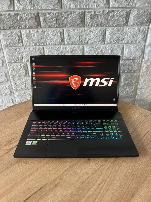 Ігровий ноутбук MSI GF75 Thin 10UEK / 15.6" (1920x1080) IPS / Intel Core i7-10750H (6 (12) ядер по 2.6 - 5.0 GHz) / 16 GB DDR4 / 512 GB SSD + 1000 GB HDD / nVidia GeForce RTX 3060, 6 GB GDDR6, 192-bit / WebCam б/в - зображення 2