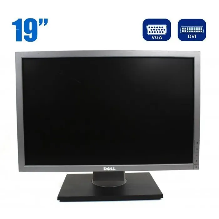 Монітор Dell 1909Wf Silver / 19" (1440x900) TN / VGA, DVI / VESA 100x100 б/в - зображення 1