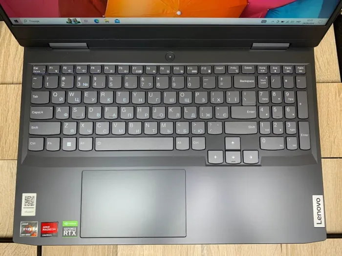 Ноутбук Б-клас Lenovo IdeaPad 3 15ARH7 / 15.6" (1920x1080) IPS / AMD Ryzen 7 6800H (8 (16) ядер по 3.2 - 4.7 GHz) / 16 GB DDR4 / 512 GB SSD M.2 / nVidia GeForce RTX 3050, 4 GB GDDR6, 128-bit / WebCam б/в - зображення 4