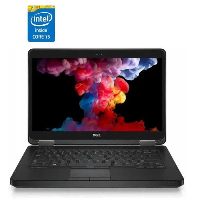 Ноутбук Б-клас Dell Latitude E5440 / 14" (1366x768) TN / Intel Core i5-4210U (2 (4) ядра по 1.7 - 2.7 GHz) / 8 GB DDR3 / 120 GB SSD / Intel HD Graphics 4400 / WebCam / DVD-RW / HDMI б/в - зображення 1