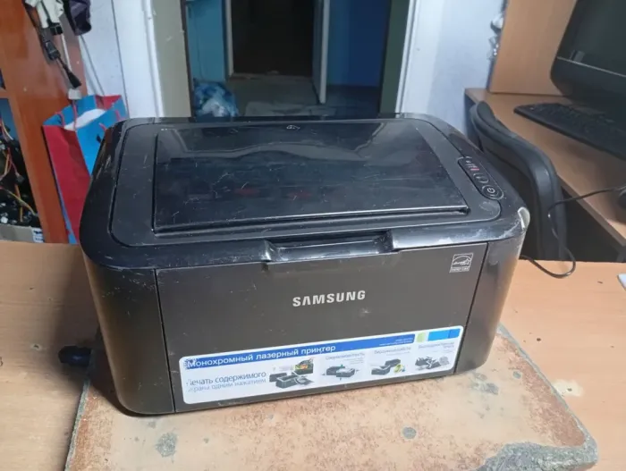 Принтер Б-клас Samsung ML-1866 / Лазерний монохромний друк / 1200x1200 dpi / 18 стор./хв / A4 / USB 2.0 б/в - зображення 2