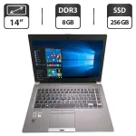 Ноутбук Toshiba Tecra Z40-A-182 / 14" (1600x900) TN / Intel Core i7-4600U (2 (4) ядра по 2.1 - 3.3 GHz) / 8 GB DDR3 / 256 GB SSD / Intel HD Graphics 4400 / WebCam / VGA б/в