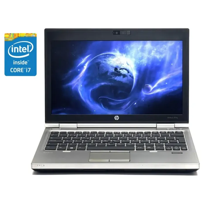 Нетбук Б-клас HP EliteBook 2570p / 12.5" (1366x768) TN / Intel Core i7-3520M (2 (4) ядра по 2.9 - 3.6 GHz) / 4 GB DDR3 / 320 GB HDD / Intel HD Graphics 4000 / WebCam / DVD-ROM / Win 10 Pro б/в - зображення 1