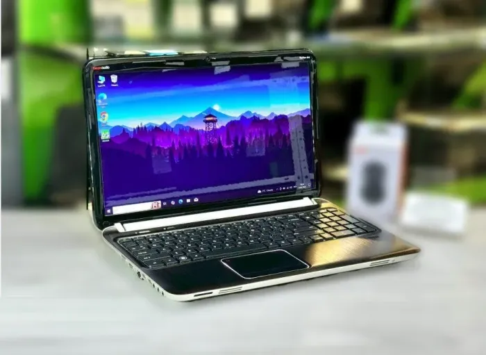 Ноутбук Б-клас HP Pavilion dv6-6135dx / 15.6" (1366x768) TN / AMD A8-3500M (4 ядра по 1.5 - 2.4 GHz) / 8 GB DDR3 / 128 GB SSD / AMD Radeon 6600M, 1 GB GDDR5, 32-bit / WebCam / Win 10 Pro б/в - зображення 2