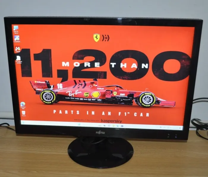 Монітор Б-клас Fujitsu L line SL22W-1/22" (1680x1050) TN/VGA, DVI + Кабелі (VGA або DVI на вибір) та блок живлення б/в - зображення 7