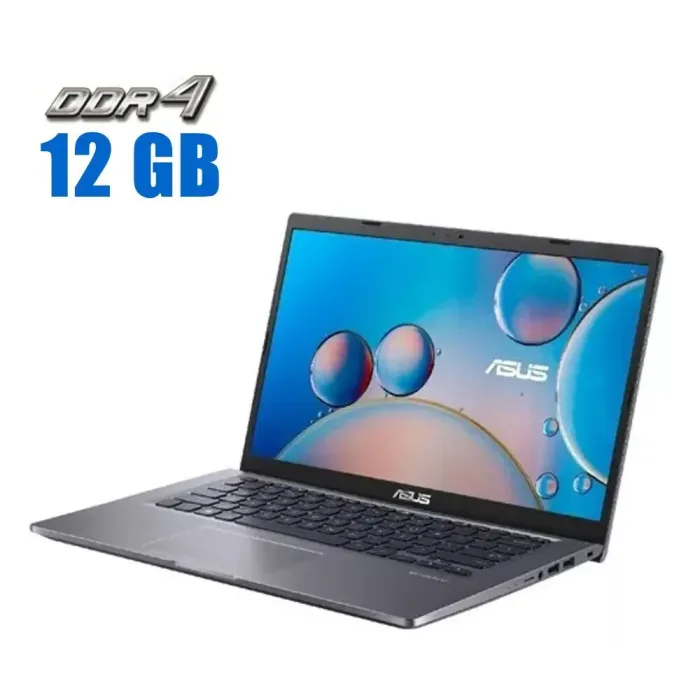 Ультрабук Asus X415JA-EK042T / 14" (1920x1080) TN / Intel Core i3-1005G1 (2 (4) ядра по 1.2 - 3.4 GHz) / 12 GB DDR4 / 256 GB SSD / Intel UHD Graphics / WebCam / Win 11 Home б/в - зображення 1