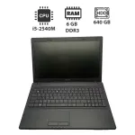 Ноутбук Asus k54 / 15.6" (1366x768) TN / Intel Core i5-2540M (2 (4) ядра по 2.6 - 3.3 GHz) / 6 GB DDR3 / 640 GB HDD / Intel HD Graphics 3000 / HDMI / WebCam б/в