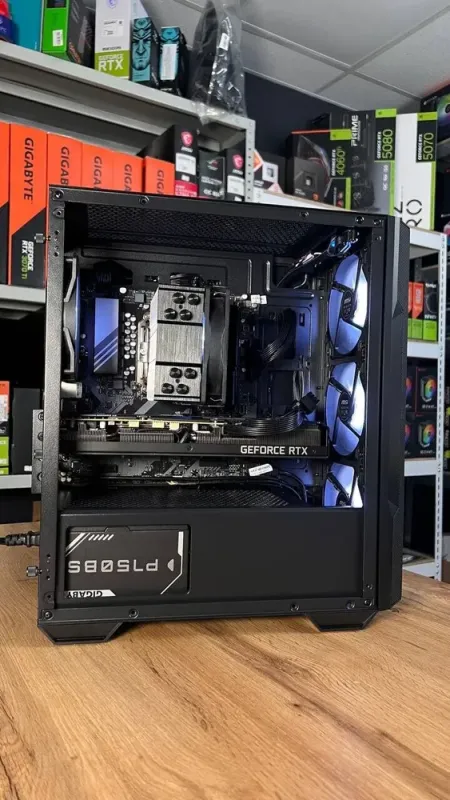 Збірка під замовлення комп'ютер MSI MAG Forge M100R Black Tower / AMD Ryzen 5 7500F (6 (12) ядер по 3.7 - 5.0 GHz) / 32 GB DDR5 / 1000 GB SSD M.2 / nVidia GeForce RTX 3080, 10 GB GDDR6X, 320-bit / 750W - зображення 4