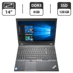 Ноутбук Б-клас Lenovo ThinkPad L560 / 15.6" (1366x768) TN / Intel Core i3-6100U (2 (4) ядра по 2.3 GHz) / 8 GB DDR3 / 128 GB SSD / Intel HD Graphics 520 / DVD-ROM б/в