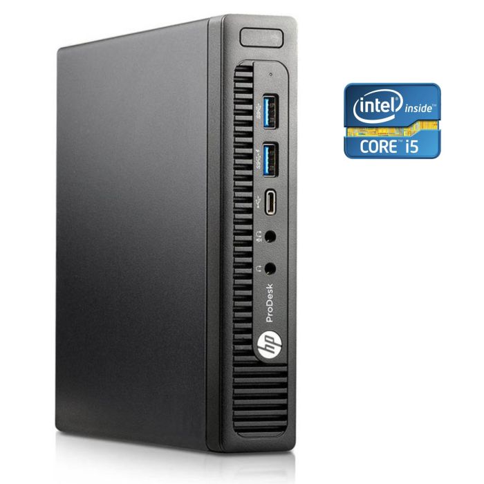 Неттоп HP ProDesk 600 G2 Mini USFF / Intel Core i5-6500T (4 ядра по 2.5 -3.1 GHz) / 8 GB DDR4 / 250 GB SSD + 500 GB HDD / Intel HD Graphics 530 б/в - зображення 1