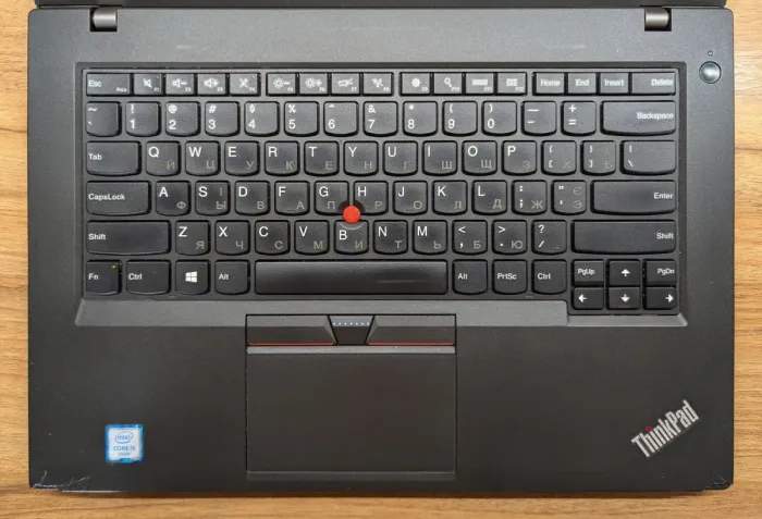 Ноутбук Б-клас Lenovo ThinkPad L460 / 14" (1366x768) TN / Intel Core i5-6200U (2 (4) ядра по 2.3 - 2.8 GHz) / 8 GB DDR3 / 240 GB SSD / Intel HD Graphics 520 / WebCam / Windows 10 б/в - зображення 6