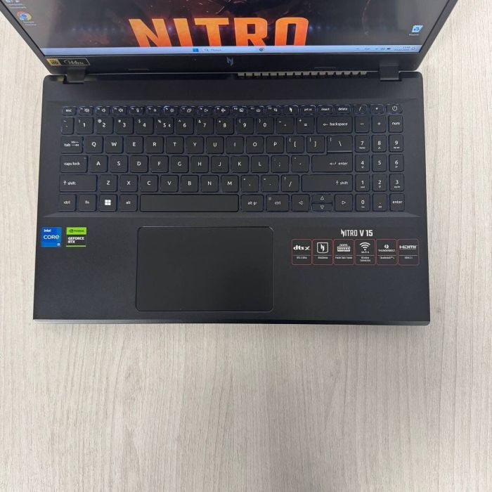 Ігровий ноутбук Acer Nitro V15 ANV15-51 / 15,6" (1920x1080) IPS / Intel Core i5-13420H (8 (12) ядер по 2.1 - 4.6 GHz) / 16 GB DDR5 / 512 GB SSD / nVidia GeForce RTX 3050, 6 GB GDDR6, 96-bit / WebCam б/в - изображение 3