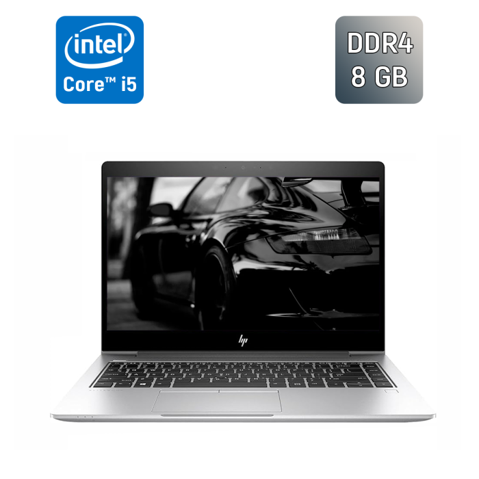 Ультрабук HP EliteBook 840 G6 / 14" (1920x1080) IPS / Intel Core i5-8265U (4 (8) ядра по 1.6 - 3.9 GHz) / 8 GB DDR4 / 256 GB SSD / Intel UHD Graphics 620 / WebCam / TouchID / Windows 10 б/в - изображение 1
